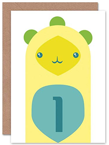 Wee Blue Coo CHILD BIRTHDAY CUDDLY 1 ONE YEAR OLD NEW ART GREETINGS GIFT CARD