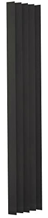 Ventanara® 13 Lamellen einzeln anthrazit 89mm Ersatzlamellen für Lamellenvorhang Vertikaljalousie 180 cm