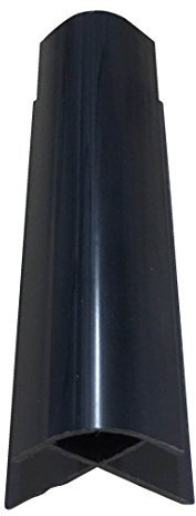 DBS Black 10mm External Corner Shower Wall Trim 2.4m Wall Panels Bathroom Cladding