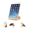 Tablet Ständer aus Holz Universal Tisch Halter für Smartphone, iPhone, iPad, E-Reader und mehr Birke Hellbraun