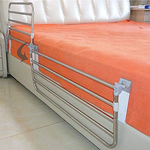 Sponde del Letto per Adulti Anziani, Sponda Laterale di Sicurezza per Ringhiera del Letto per Maniglia di Assistenza per Bambini Handicap Pieghevole Impugnatura Ospedaliera Barra Paraurti,60cm