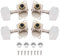 Ukulele Wirbel 2L2R Silber Klassischer Stil Ukulele Stimmwirbel Mechaniken Kupferlegierung Getriebe DIY Ukulele Teile