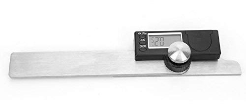 Goniometro In Acciaio Inossidabile, Mirino Angolare Elettronico Ad Alta Precisione 0-180 ° Righello Angolare Digitale Lcd 0,01 ° Rulare, per La Misurazione Della Costruzione Del Legno (120X150mm)