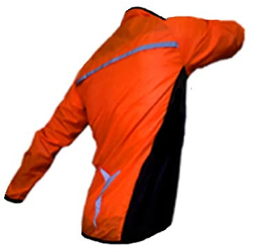 CYCLING JACKET MENS Hi Viz WATERPROOF WINDPROOF BREATHABLE HIGHLY VISIBLE CYCLING RIDING WALKING RUNNING SKATING HIGHLY VISIBLE (4XL 27 inch pit to pit, ORANGE hi viz)