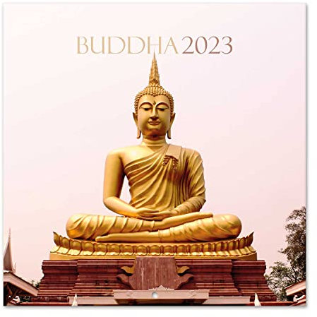 Grupo Erik Wandkalender 2023, Buddha 16 Monate, Kalender zum Aufhängen von September bis Dezember, Kalender 2023 Wandkalender, Familienkalender 2023, offizielle Lizenz, FSC zertifiziert