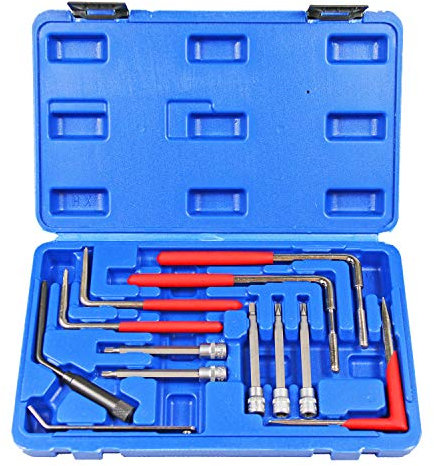 BestsQ Outil de Retrait de Poche d'air, 12 pièces d'outils de démontage de Retrait de Poche d'air, Outil de réparation de Garage de Voiture adapté