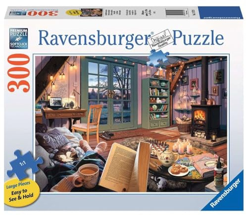 Ravensburger - Cozy Retreat 300-teiliges Puzzle für Erwachsene - 17472 - Jedes Teil ist einzigartig, Softclick-Technologie für perfekte Passgenauigkeit