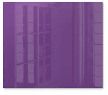 DEQORI Herdabdeckplatte Glas | einteilig 60x52 cm | Unifarben - Violett | Ceranfeld Abdeckplatte für Küche | Herd-Abdeckung universal | Glasplatte & Schneidebrett für Kochplatten