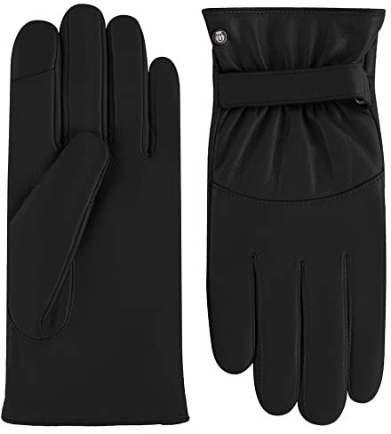Roeckl Herren Howell Lederhandschuhe, Black, 8