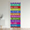 Tende per finestre a strisce colorate arcobaleno trattamenti per finestre bambini uomini donne amore è amore armadio porta tenda per camera da letto soggiorno multicolore tema orgoglio amore 86 x 203