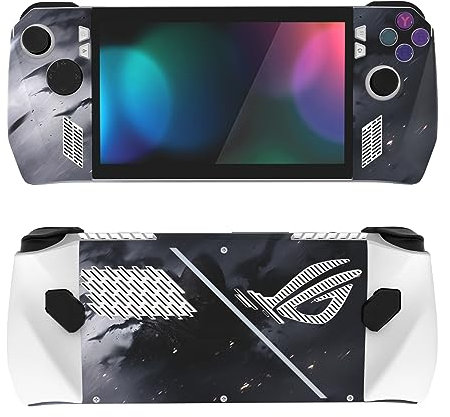 PlayVital 2 Kits de Calcomanía Protectora de Piel para ROG Ally - Accesorios Pegatinas Personalizadas, Adhesivo de Vinilo, Skin Decal para Consola de Juego Portátil (Asesino de Las Sombras)
