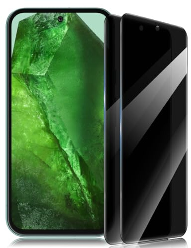 Gelaasso 2 Piezas Protector de Pantalla para Google Pixel 8a, Cristal Vidrio Templado Antiespia, 9H Dureza Vidrio Glass Protector para Google Pixel 8a