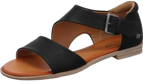 Mustang Femme 1388-810 Sandale, Noir, 37 EU
