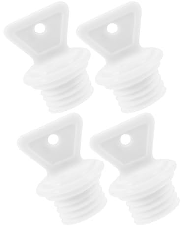 BCOATH Für Warmwasserbeutel – 4er-pack Ersatzdeckelkappen Mit Auslaufsicherer Dichtung Leicht Zu Installierender Gummistopfen