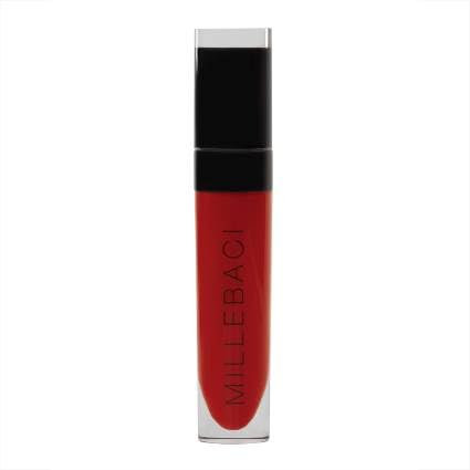 Nouba Millebaci Long-Lasting Liquid Lipstick, Shade 7, Red, 6ml