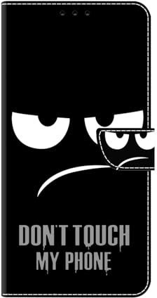 Skyhewen iPhone SE 2022 Case, SE 2020 Case, iPhone 7/8 Case, Shockproof Slim PU Leather, Flip Wallet Case with [Card Slots] [Kickstand] [Magnetic] for iPhone SE 2022/2020/ 7/8, Don't Touch My Phone