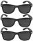 3 Stück Lochbrille,Rasterbrille,Lochbrille Für Augentraining Original,Pinhole Glasses,Rasterbrille Augentraining,Augentrainer Lochbrille,Gitterbrille Mit Faltbaren Bügeln Für Augen-Training