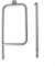 Emiif Tube Burner for Weber Q300 Q320 Q3000 Q3200 Gas Grill Burner Tube Pipe Kit Curved Burner BBQ Replacement Parts Outdoor Cooking Assembly(B)