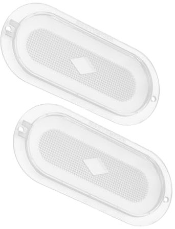 Gadpiparty 1Pair Transparent Range Hood Light Lampshade Replacement for Kitchen Hood Accessories for Cooker Hood Maintenance Bright Illumination