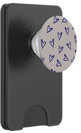 Blue Hearts Love Me Right PopSockets PopWallet per MagSafe