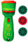 PSFDEWT Proiettore di Torcia per Bambini 24 Motivi Proiettore di Natale 4.5in Educational Learning Kids with 3 Slide Decorazioni Natalizie Greenflashlight Outdoor Greenflash per