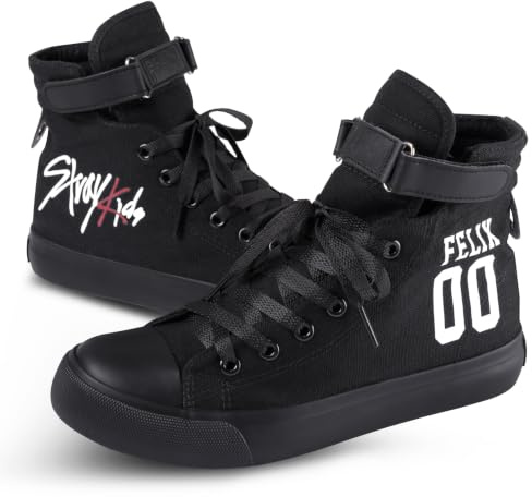 Satdflie Kpop Stray Kids Leinwand Schuhe Bang Chan Lee Kennen ChangBin Han I.N Felix HyunJin Seungmin High-Top Schuhe