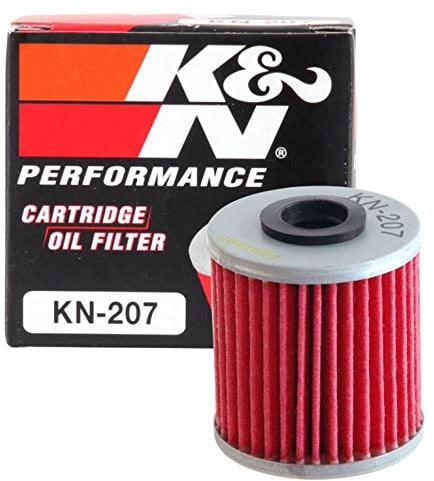 K&N Filtro Olio Powersports - Cartuccia 38x44mm compatibile con Beta, Kawasaki, Suzuki, LML (KN-207)