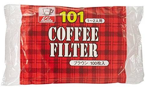 on Brown 100 pièces Carita Filtre à café 101 Papier Filtre (Japon Import/Le Paquet et Le Manuel sont Écrites en Japonais)