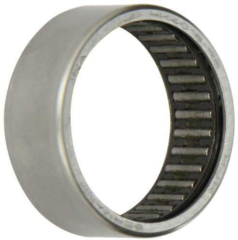 INA HK4018RS Nadellager, Käfig-Ziehbecher, Außenring und Rolle, Stahlkäfig, offenes Ende, Einzeldichtung, metrisch, 40 mm ID, 47 mm OD, 18 mm Breite, 4500 U/min maximale Drehgeschwindigkeit