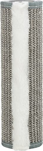 TRIXIE für Kletterlandschaften geeigneter STAMM MIT SISALTEPPICH, Ø 9 × 28 cm, GRAU inklusive Gewindestange und 2 Schrauben - 44040