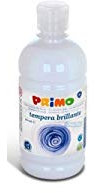 PRIMO Schulmalfarbe / Tempera-Farbe, geeignet für Kinder, mit Dosierverschluss, 500 ml Flasche, versch. Farben (weiß)