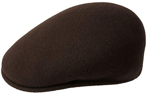 Kangol Unisex Wool 504 Flache Kappe, Braun (Espresso), L