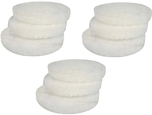Eheim Classic 2211 Außenfilter Fine Filter Pad (weiß) - 3 Packungen mit je 3 Pro Pack (9 total)