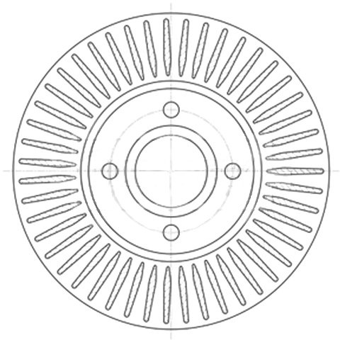 Borg & Beck BBD5423 Brake Disc Pair To Fit Ford EcoSport 1 0 1 5Ti 09/14-