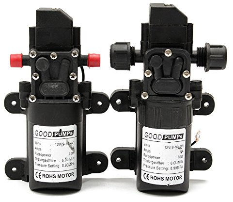 MASUNN Fl-3308 130Psi 6L / Min Wasser Hochdruck-Membran-Pumpe Caravan Boot Dc12V -B