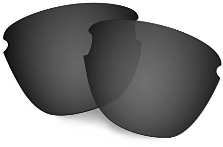 HKUCO Reforzarse Compatible/reemplazo de Oakley Frogskins Lite Gafas de sol Negro Polarizado