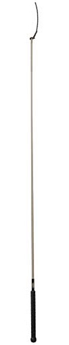 Weaver Equine 39 Riding Whip Horse Training Whip with Comfort Grip Rubber Handle, Horse Control, Show Ring Competition Accessory, ‎Gray