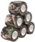 Bestlymood Ruban de Camouflage à 6 Rouleaux, éTendre la PortéE, Bande Auto-AdhéSive de Bandage Extensible de Camouflage pour Le TéLescope de VéLo de Chasse de Camping