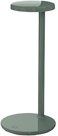 Flos LED Tischlampe Oblique Salbei by Vincent Van Duysen, 8W, Innenbereich, 15,5x 35cm, 09.8300.DV