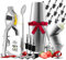 Eatex Bar Set Cocktail Shaker Set, Stainless Steel Mixology Bartender Kit, 28 Piece Cocktail Kit, Silver Cocktail Set, Bar Tools: 30oz Martini Shaker, Muddler, Bar Kit Cocktail Book, Jigger & Pourers