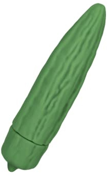 EIS Gurke-Minivibrator | wasserdicht | hautfreundliches Silikon | 12,3 cm | Sex Spielzeug für Frauen | Erotik | Sex Toys | Mehrere Vibrationsprogramme | Vibratoren für sie