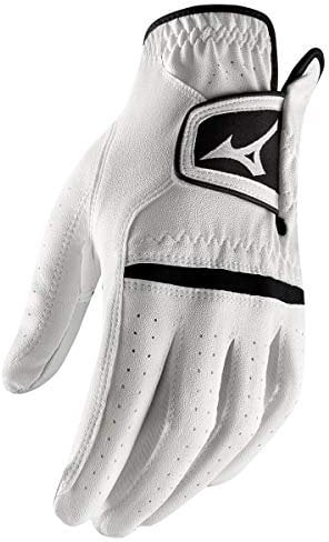 Mizuno Mens Comp Left Hand Leather Palm Golf Glove - White - M