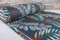 240 cm Popeline Baumwollstoff Meterware ab 50cm aus Baumwolle Stoff Patchwork Basteln ÖKO-TEX Zertifikat Stoffe Frühling Blättern Motiven (MUSTER 1)
