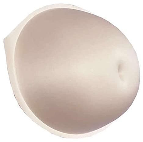 F Fityle Fausse éponge de Ventre de Femme Enceinte Couleur de Peau de Faux Ventre de bébé pour la Performance d'acteur d'accessoires de Photographie, 8-10 Mois
