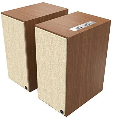 Klipsch - The Nines – Monitor mit Stromversorgung (Paar) – Walnuss
