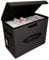 BCW Comic Book Storage Box - 1 ct | Foldable Comic Book Case | Each fits 125-150 Sleeved and Boarded Comics | Storage For Silver, Bronze, and Current Comics (Single, Gray)