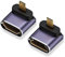 AreMe Lot de 2 adaptateurs micro HDMI 8K vers HDMI vers HDMI vers haut et bas à angle droit de 90 degrés pour Sony A6000, Raspberry Pi 4, GoPro Hero 7 et autres caméras de sport