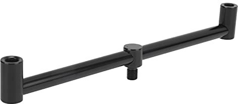 SUNGOOYUE Angelrutenhalter aus Aluminiumlegierung mit 2 Köpfen, Gute Halterung für Angelruten für Angelzubehör zur Garagenbefestigung (25 cm)