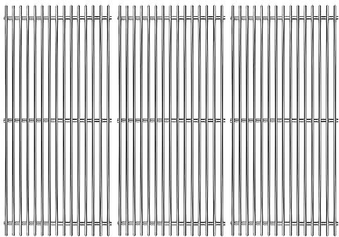 Htanch SF6089 (3er-Pack) 47,5 cm SUS304 Grillroste für Weber Genesis II 400 und Genesis II LX 400, Genesis II/LX E410 E415 E435 E440 S410 S415 S435 S440 Serie Grills, ersetzt für We. ber 66089