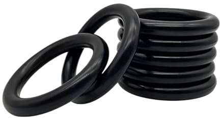 5 Pièces Joint torique en caoutchouc nitrile, 38mm x 50mm x 6mm, 50mm OD, 38mm ID, 6mm Largeur, Noir